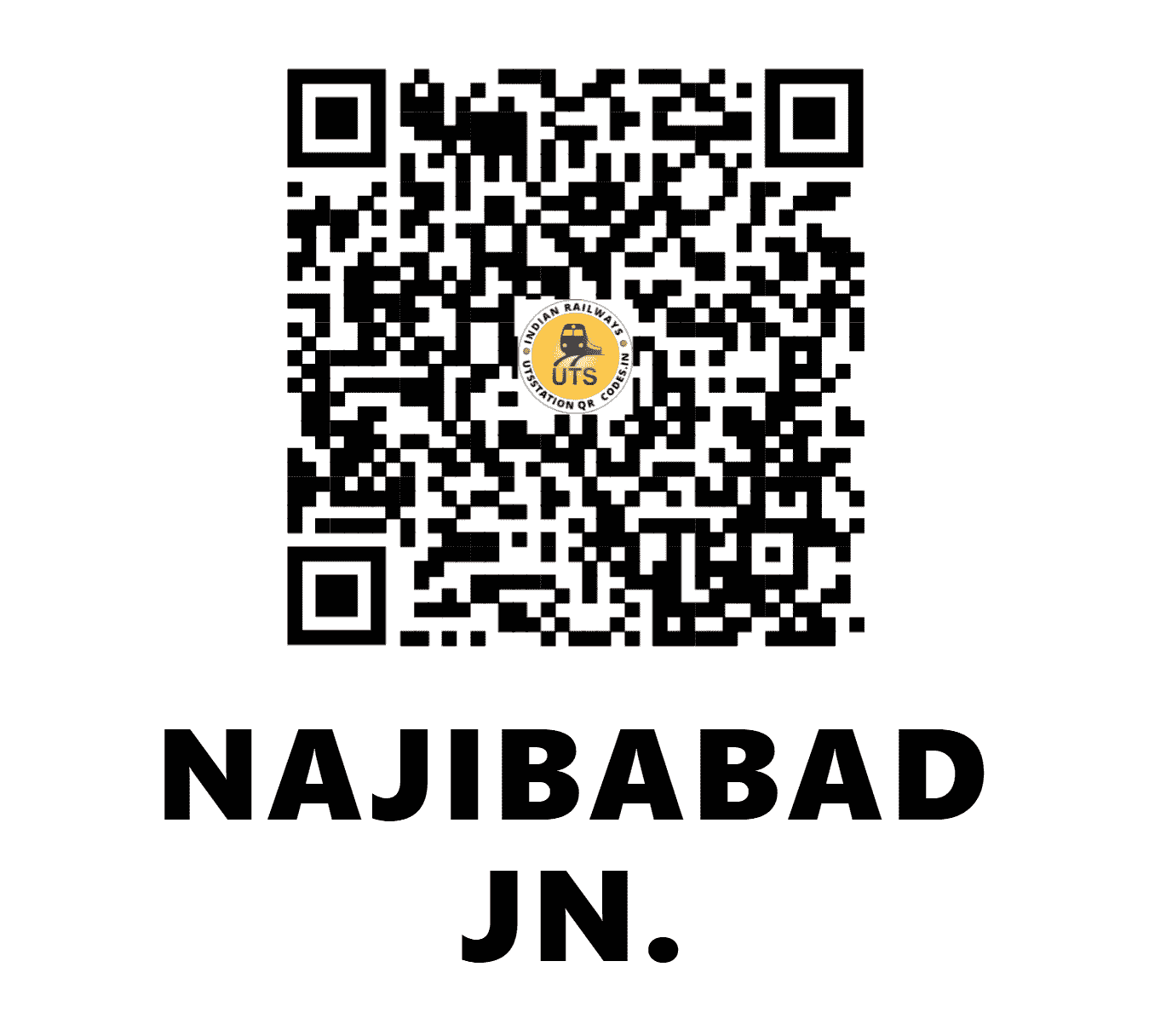 UTS QR Code for NAJIBABAD JN. - NBD - NR (UTTAR PRADESH)